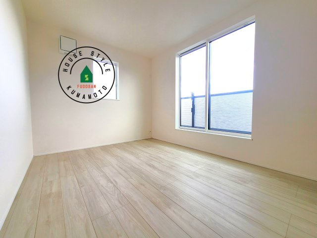 菊池市西寺第1-6棟（3号棟）の寝室|主寝室には収納力に優れたクローゼットがありますので、お部屋もすっきり片付きます。