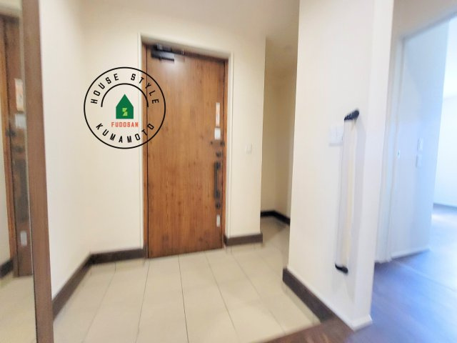 菊池市西寺第1-6棟（6号棟）の防犯設備|二重ロックでしっかり防犯対策ができます。