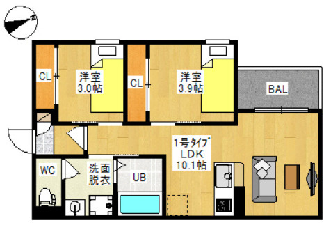 REGALEST LUCENTE　(旧）REGALEST 新保Ⅳ