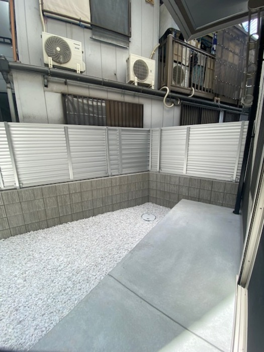 カーサルミノサ王子町の庭|簡単な家庭菜園も楽しめるお庭です