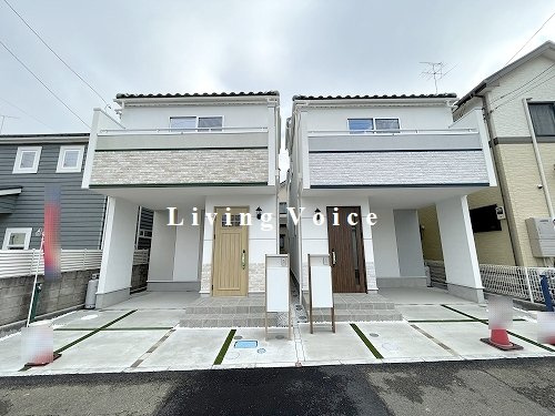 【外観】 | 【仲介手数料０円】座間市小松原2丁目3期　新築一戸建て　1号棟　全2棟 | 座間市小松原2丁目3期　新築一戸建て　全2棟