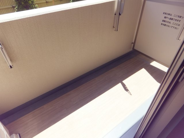 グラース・ベル・ウッドのバルコニー