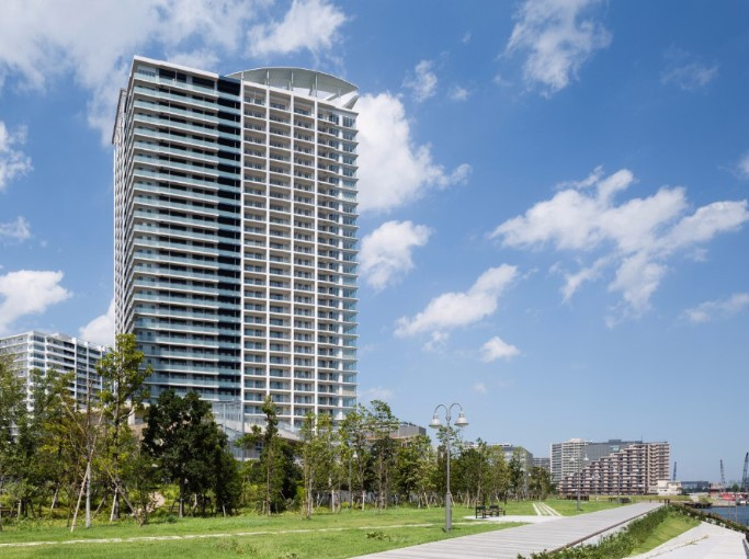 ベイズタワー＆ガーデンの外観パース