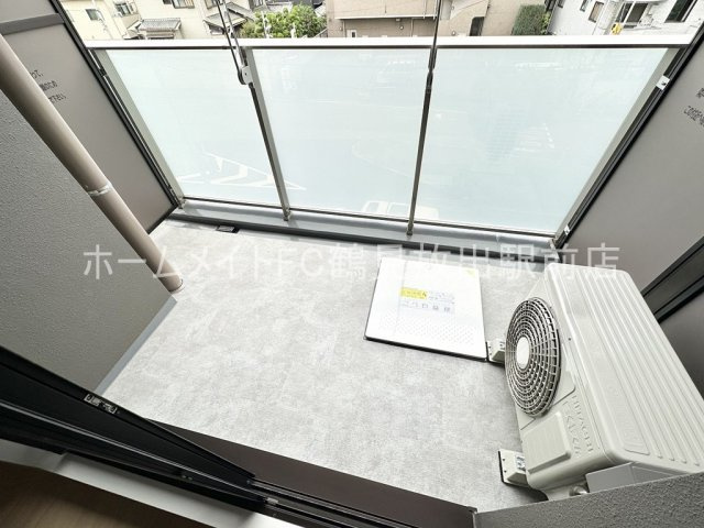 大阪市城東区鴫野東２丁目の賃貸マンションのバルコニー