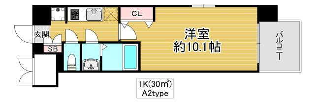 大阪市城東区鴫野東２丁目の賃貸マンションの間取り