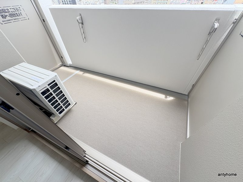 Alivis福島海老江　仲介手数料無料のバルコニー