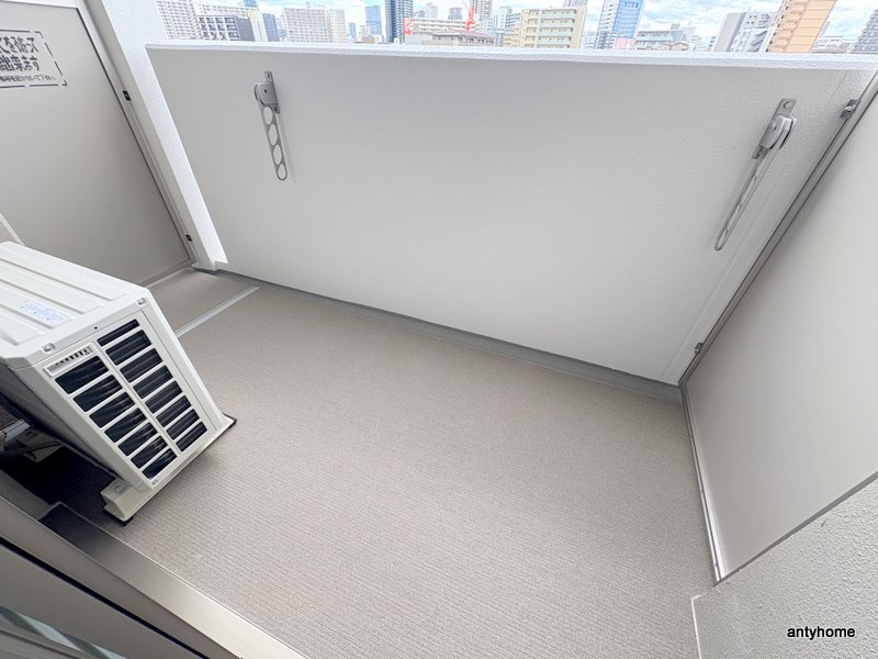 Alivis福島海老江　仲介手数料無料のバルコニー