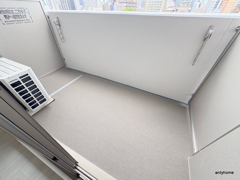 Alivis福島海老江　仲介手数料無料のバルコニー