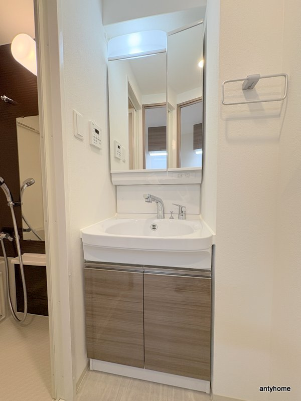 Alivis福島海老江　仲介手数料無料の洗面所