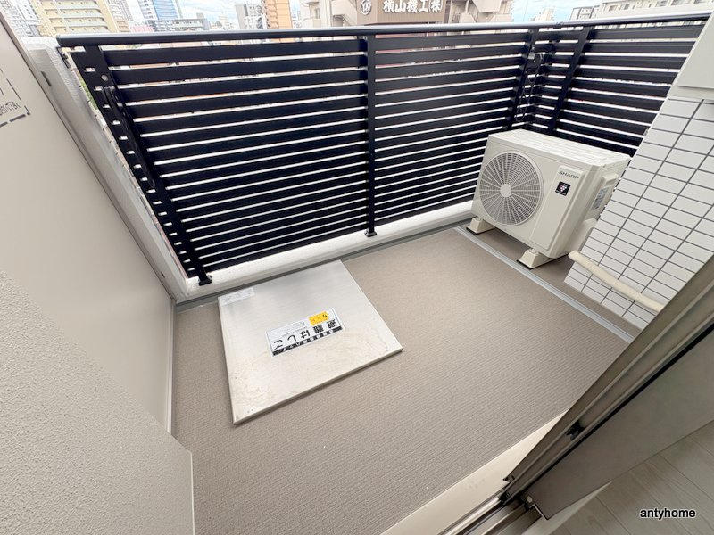 Alivis福島海老江　仲介手数料無料のバルコニー