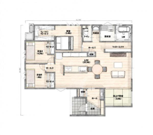【間取り】 | 合志市御代志　28坪 | ☆間取り☆