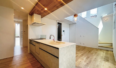 【居間・リビング】 | 藤沢市鵠沼海岸6丁目Ⅲ 新築戸建 全2棟