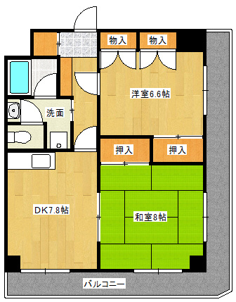 エスポワール新潟の間取り