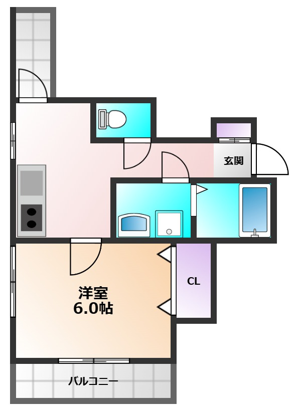 ルミエール　タ・ケ・ウ・チの間取り