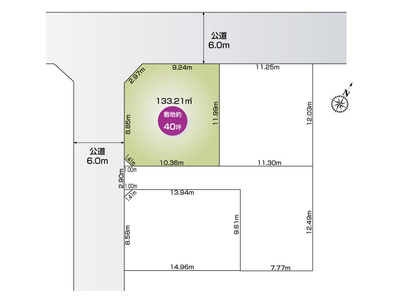 【１号棟　区画図】