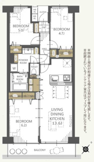 【間取り】 | ハイラーク千葉