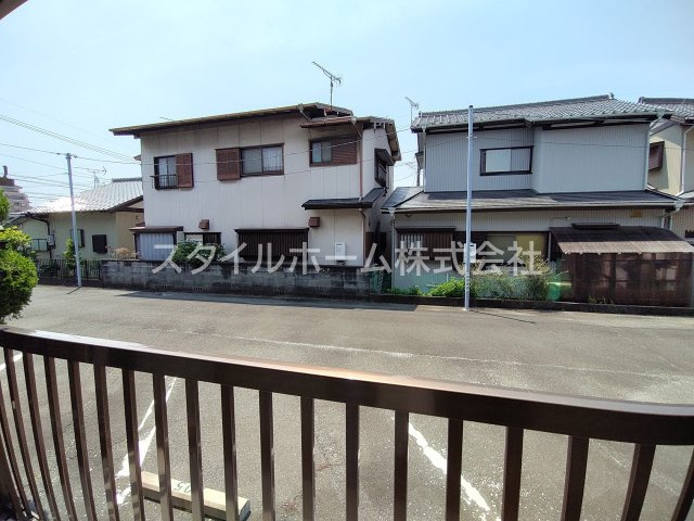 レスカール二本松の展望|バルコニーからの展望です。