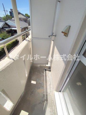 マンションとよかわのバルコニー