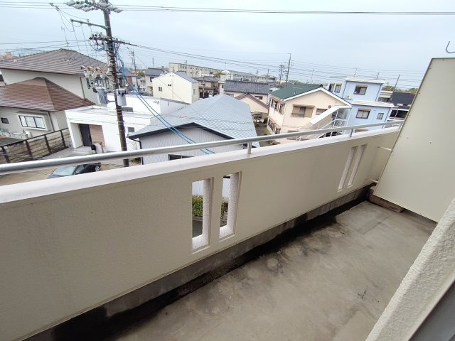 山本ビルのバルコニー