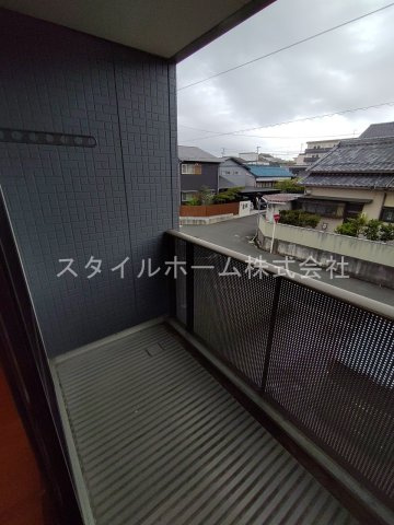 グランドヒルズBのバルコニー