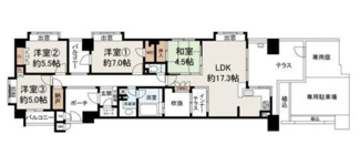 【間取り】 | パークスクエア高石