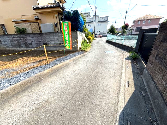 入間市下藤沢の前面道路含む現地写真|前面道路含む現地写真です