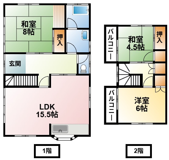 クレスト上谷新田の間取り