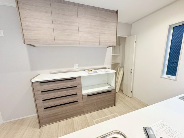 新築戸建　羽島郡笠松町松栄町Ⅱ　全３区画分譲のキッチン|カップボード