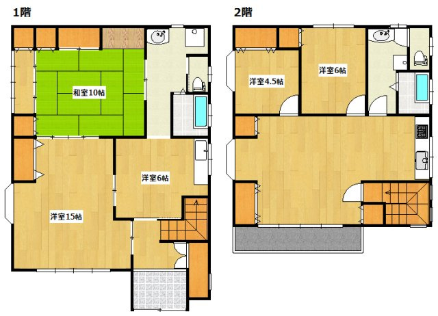 【間取り】 | 長沢６丁目戸建