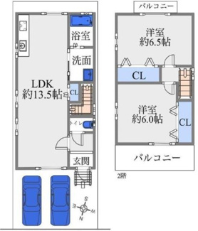 【間取り】 | 宇治市木幡檜尾　中古戸建