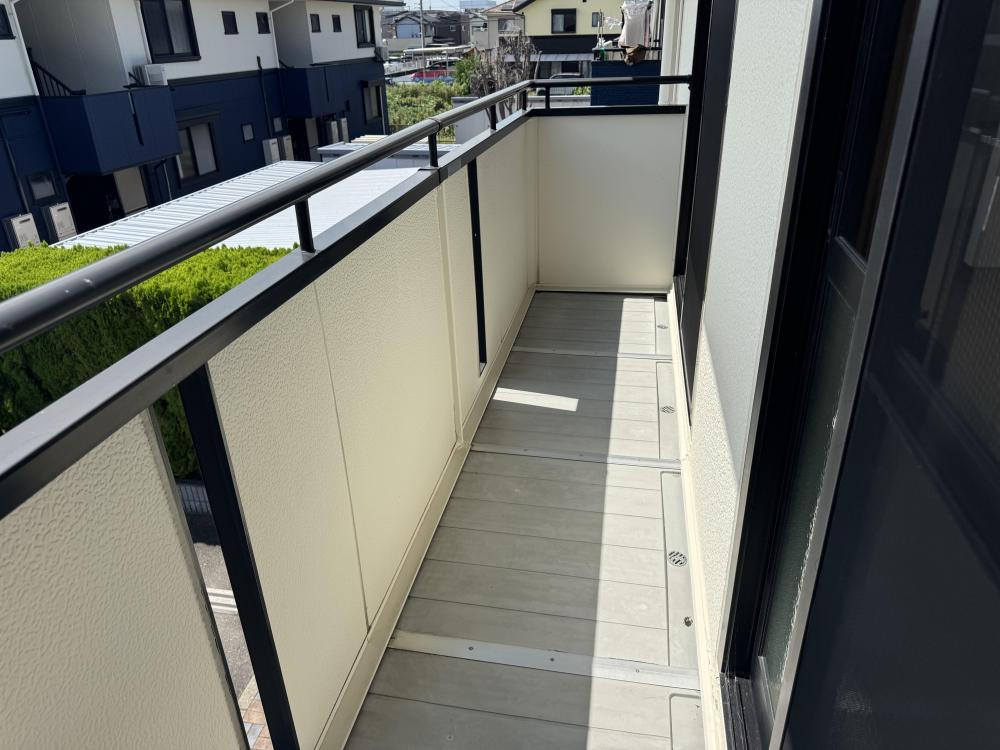 パークハイム　A棟のバルコニー