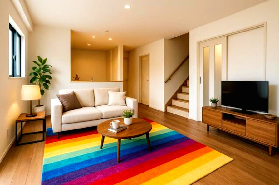 調布市深大寺南町４丁目 京王線 調布駅 新築戸建の居間・リビング