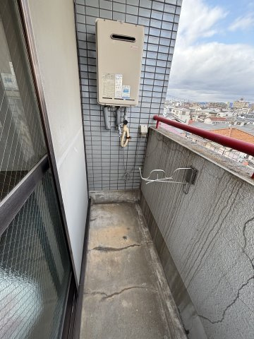 京阪プリンスマンションのバルコニー