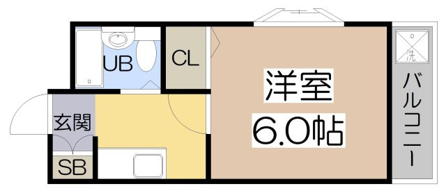 【間取り】 | アパルト四天王寺Ⅱ | 間取り