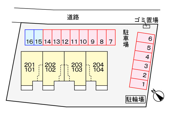 ラルゴの駐車場|駐車場