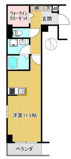 レーヴエスチュエールⅦの間取り