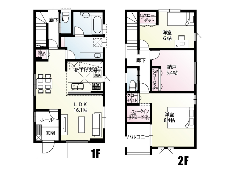 【2号棟　区画図】