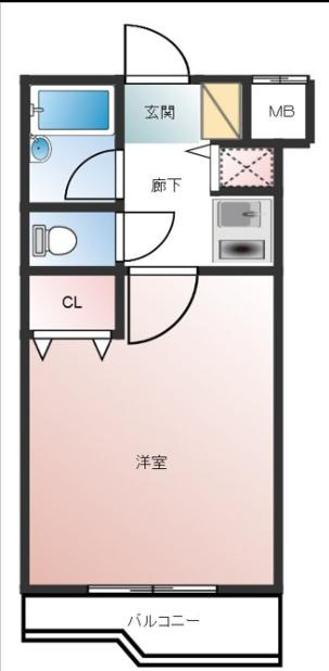 シャトラン弓木壱番館の間取り
