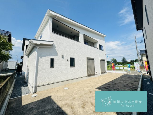 前橋市川原町２丁目　２号棟(全３棟)　いろどりアイタウン　新築建売分譲の外観|外観は落ち着いています