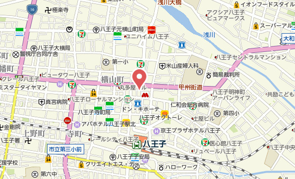 祝　成約済み　ロイヤルステージ八王子　八王子市　中古マンションの地図|～仲介手数料無料☆八王子ひなた不動産～ロイヤルステージ八王子