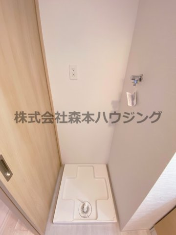 【設備】 | 　サンフレンドコア | 室内洗濯機置き場です