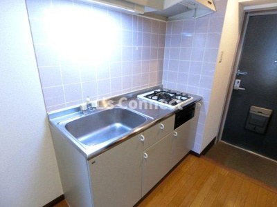 【キッチン】 | ウエスト7泉 | ２口ガスコンロのシステムキッチン。