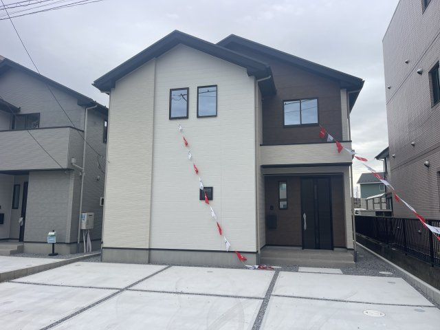 LIGARE宇都宮市西原町2期　新築一戸建ての外観|外観は落ち着いています