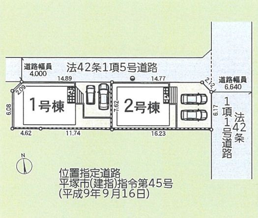 平塚市南豊田新築戸建て　第5-1号棟の区画図|区画図「平塚市南豊田新築戸建て」