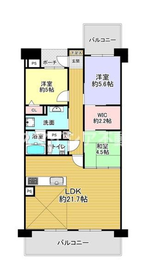 【間取り】 | リバティパーク枚方B棟