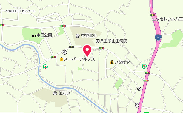 祝　成約済み　八王子市　中野山王　新築戸建て　１期の地図|～仲介手数料無料☆八王子ひなた不動産～　八王子市中野山王　新築戸建て