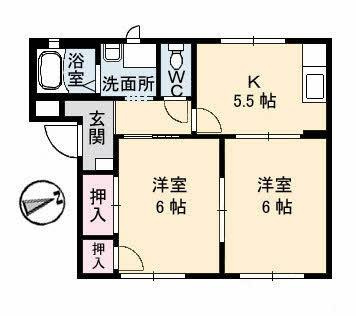 【間取り】 | リバティ松本　Ｂ棟