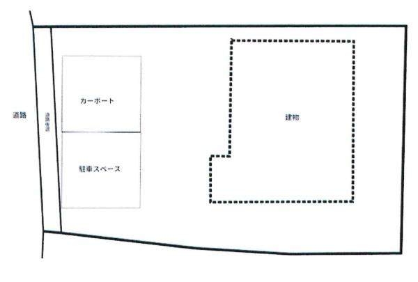 岡崎市若松町大廻・中古戸建の区画図|区画図です。