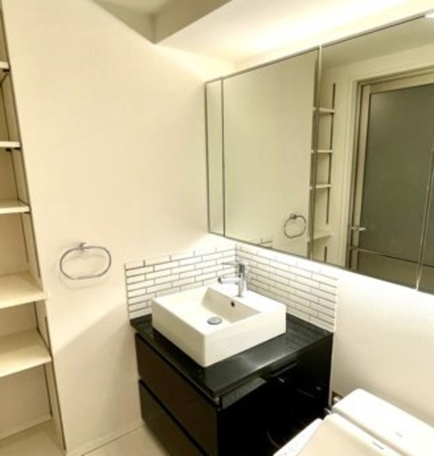 渋谷区宇田川町の賃貸マンションの洗面所