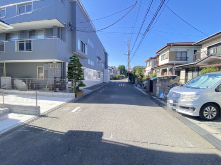 祝：成約済み　八王子市　大和田町　新築戸建て　６期の前面道路含む現地写真|～仲介手数料無料☆八王子ひなた不動産～　八王子市大和田町　新築戸建て